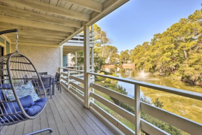 Half-Mi to Beach Hilton Head Condo with Lagoon View